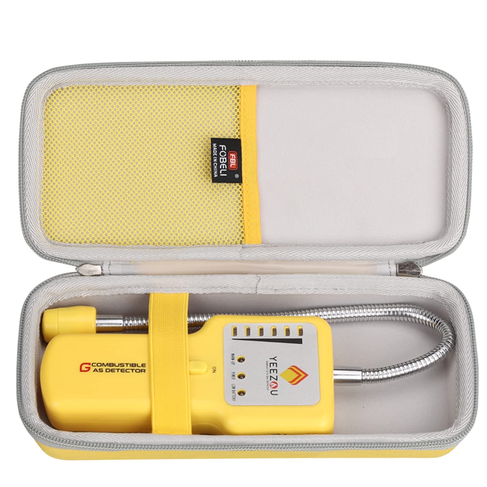 FBLFOBELI EVA Hard Storage Case for Techamor/VITITE Y201 Methane Propane Combustible Natural Gas Leak Sniffer Detector (Case Only)