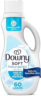 Ultra Free & Gentle Laundry Liquid Fabric Softener (Fabric Conditioner), 90 fl oz, 66 Loads, Hypoallergenic