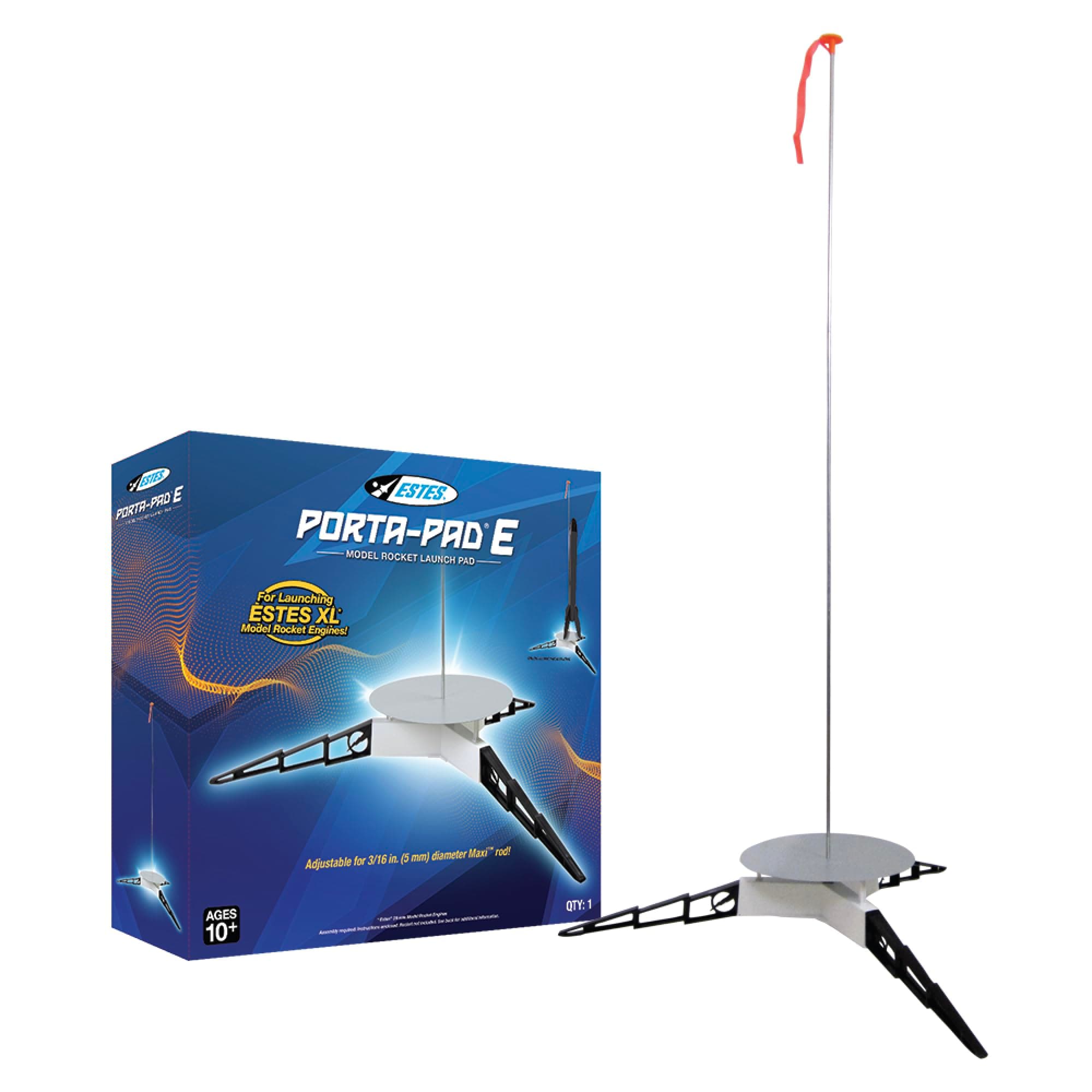 2238 Porta Pad E Launch Pad, Flying-Rocket-Model Launch Pad, Rocket Model Kit Accessories for Ages 10+