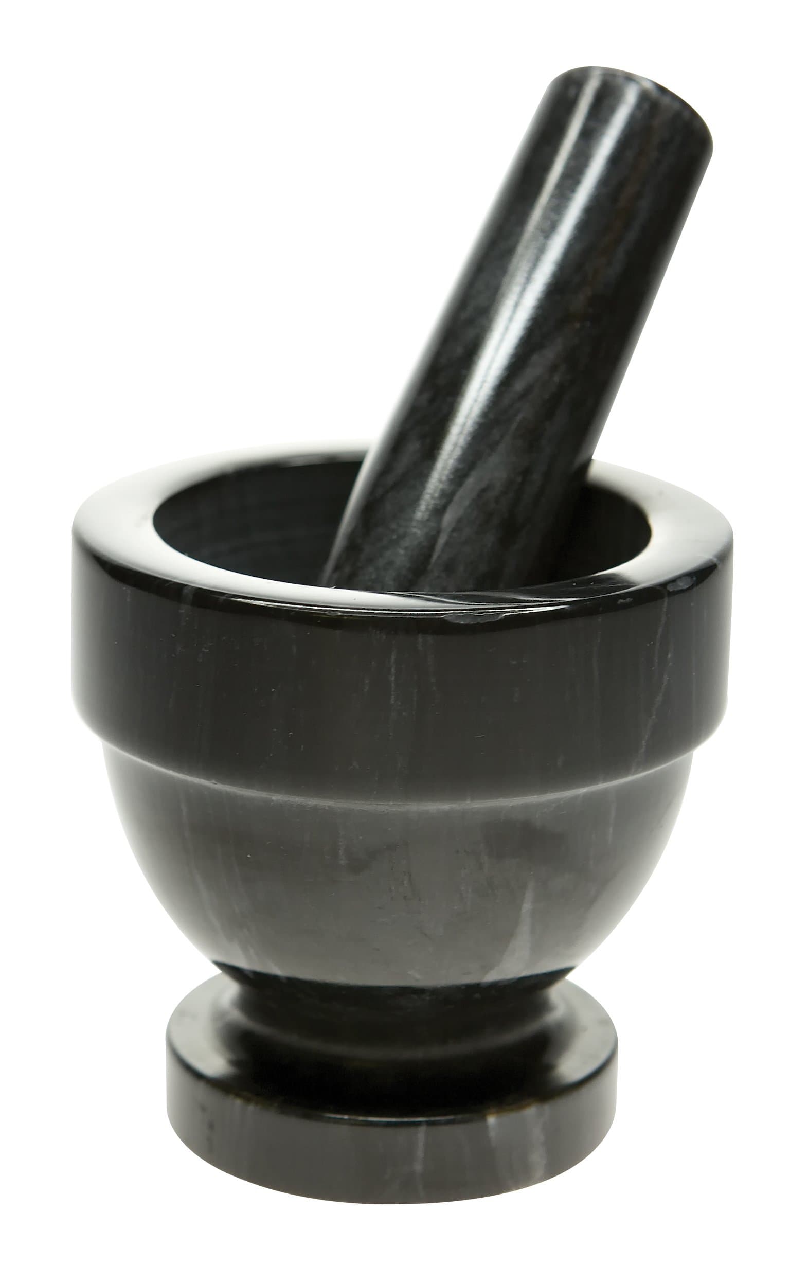 Fox Run Fox Run 3839 Black Marble Mortar & Pestle, 3, Black by Fox Run