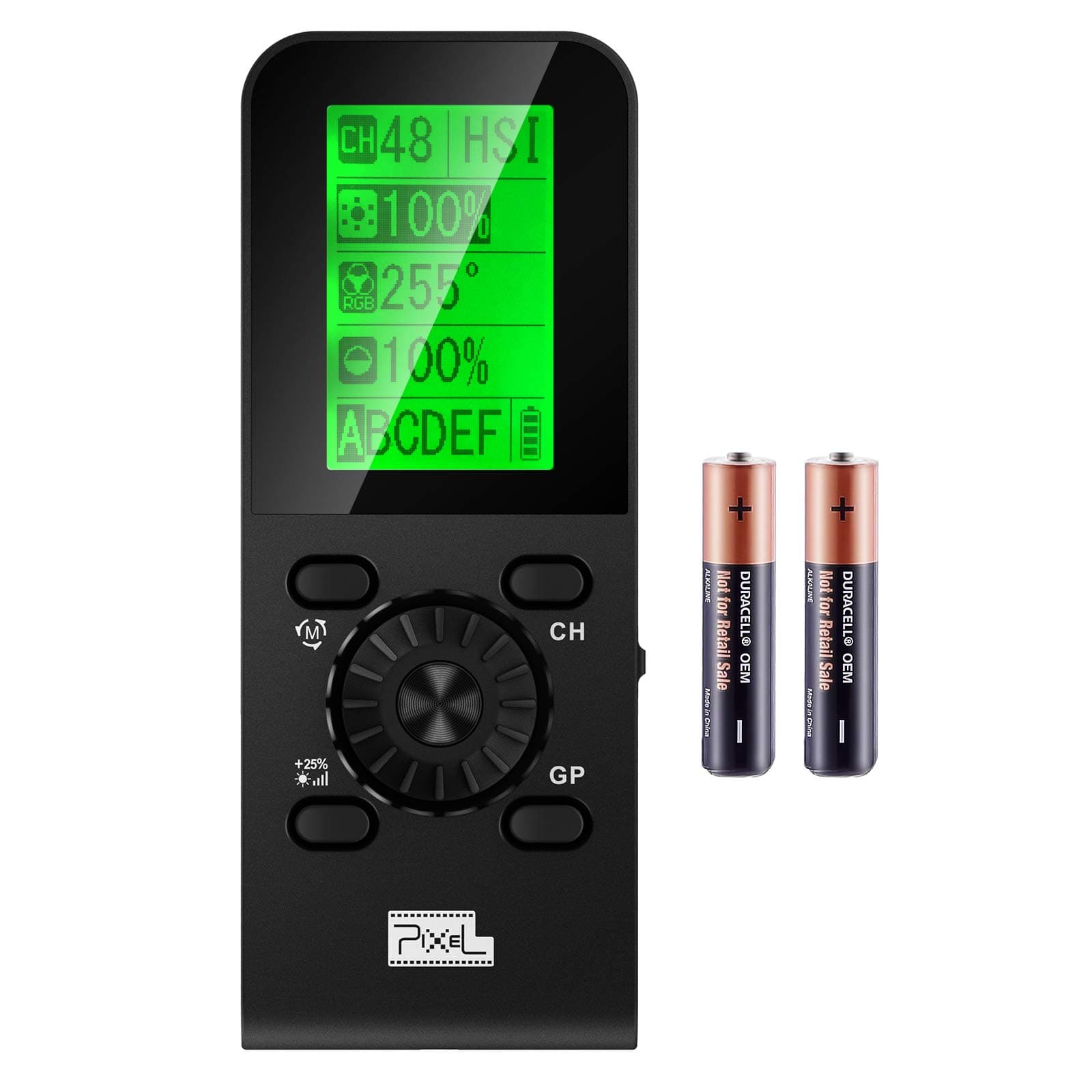 Pixel LC8 Wireless Remote Controller for K80 RGB Video Light and P45 RGB LED Photography Light