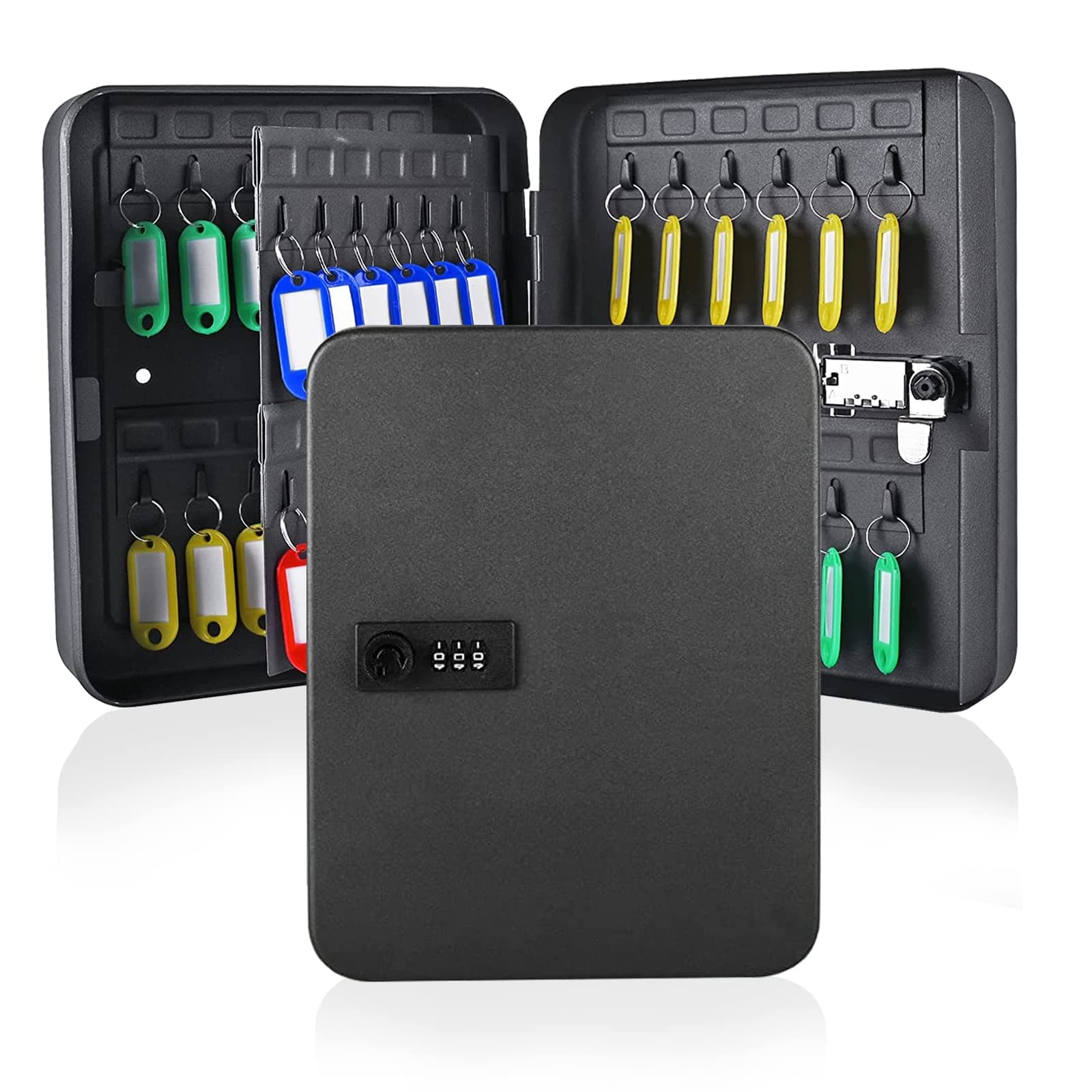 [Black] 48 Position Steel Key Cabinet