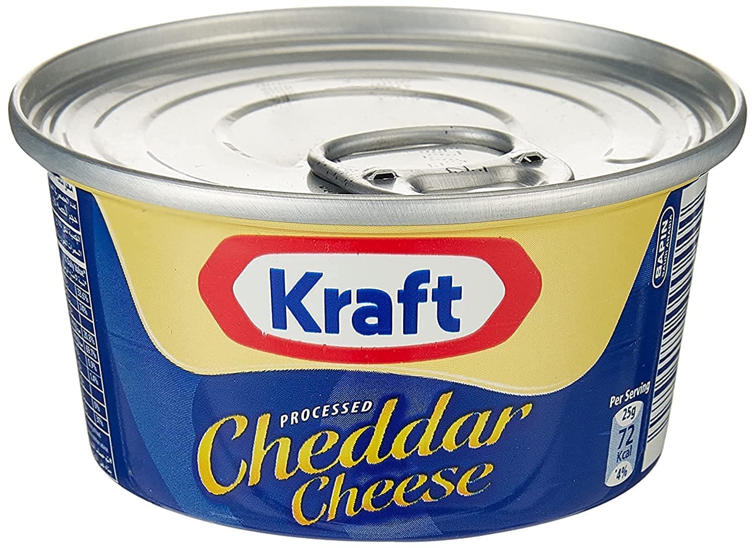 Kraft Processed Cheddar Cheese Tin, 100 g (Pack of 2)