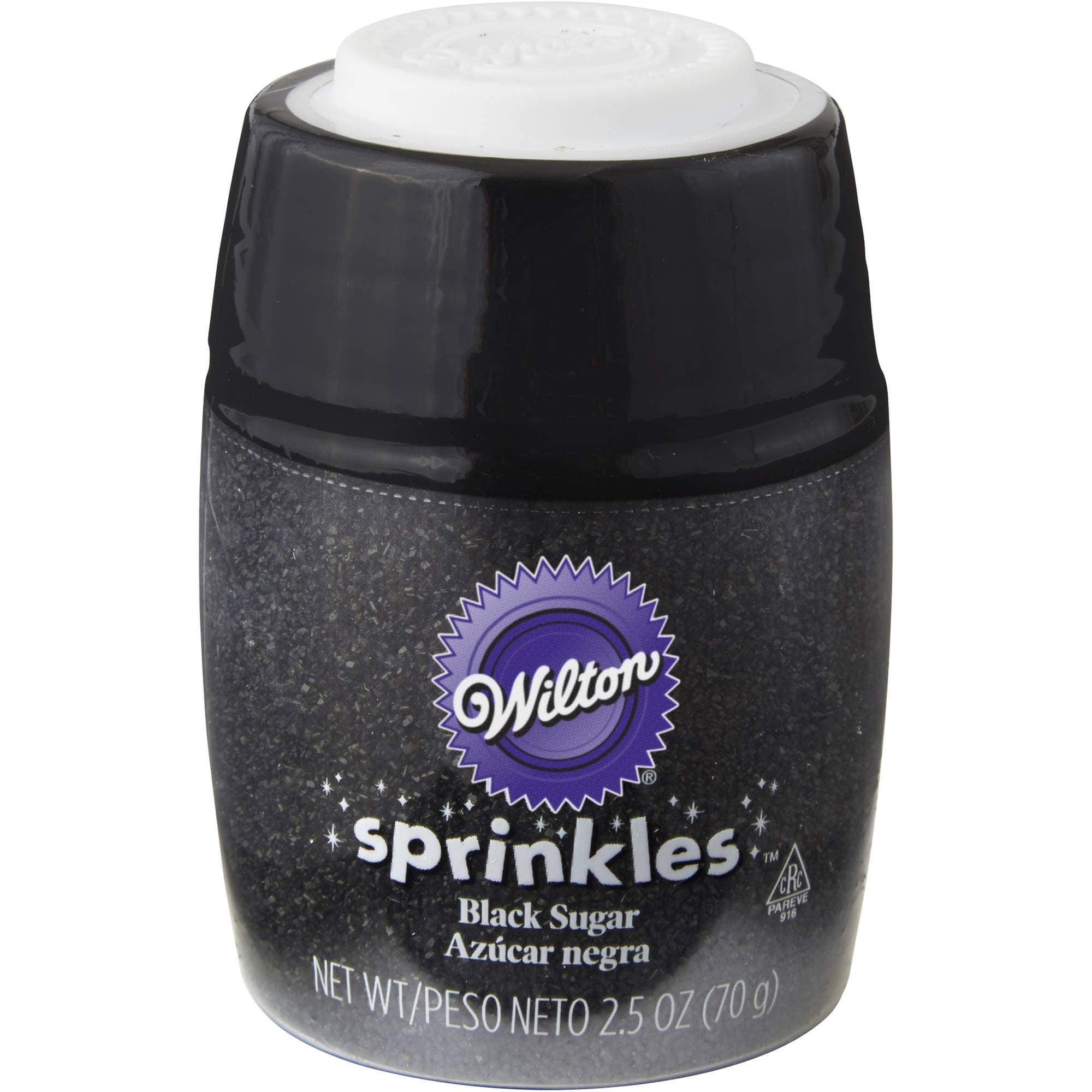 Black sprinkle sugar