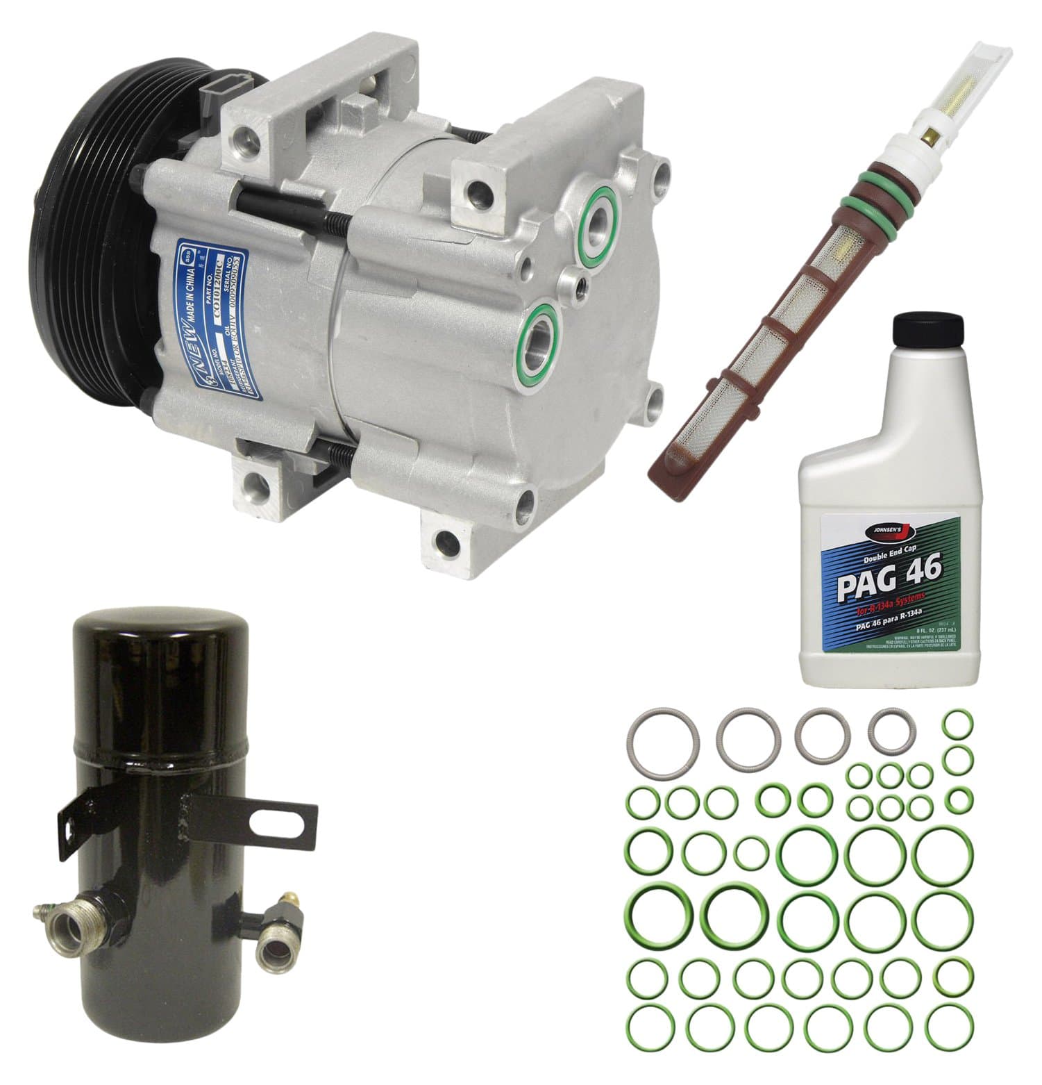 Universal Air Conditioner KT 1272 A/C Compressor and Component Kit