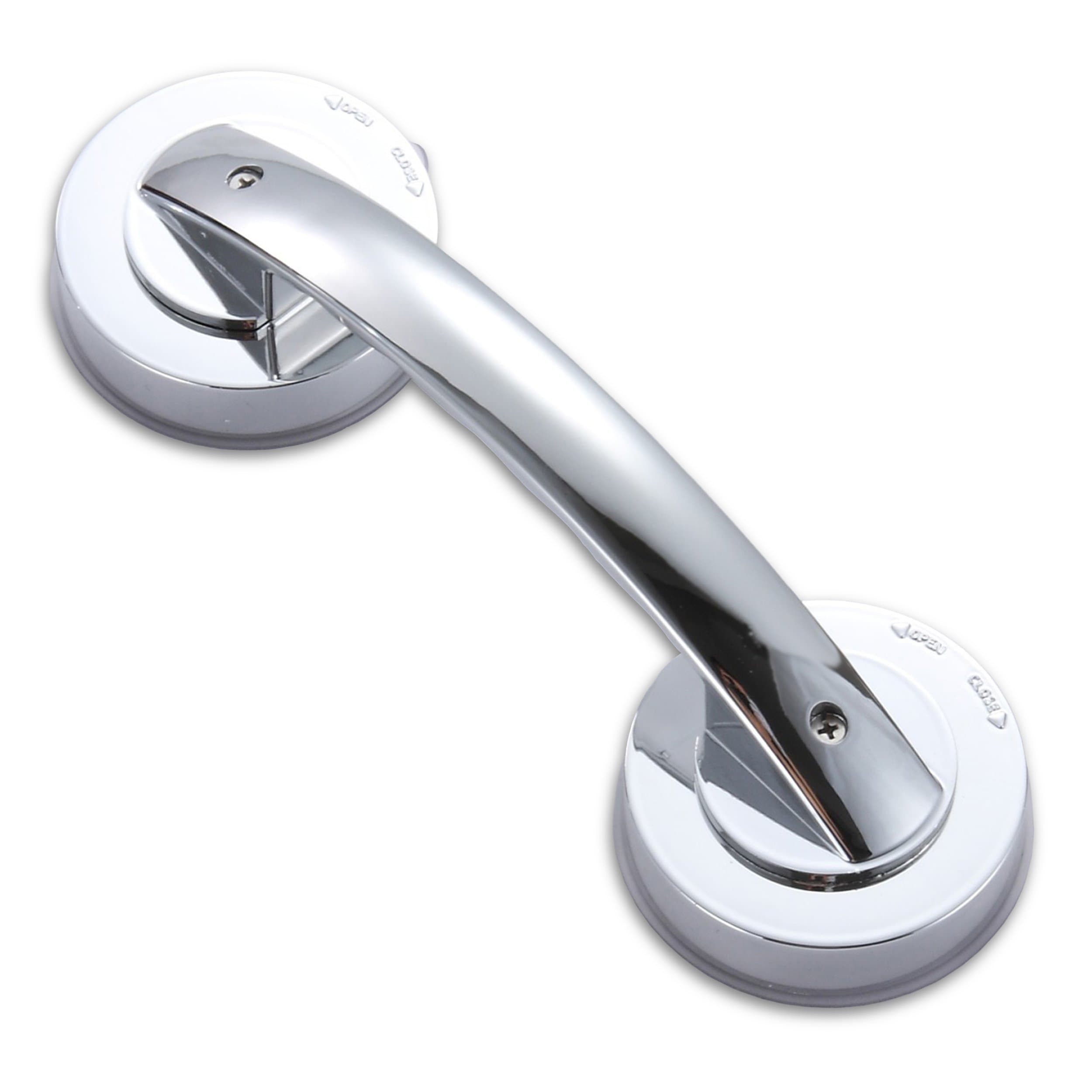 Beckly Suction Cup Handle – Grab Bar Suction Cups | Turn 60 Degree & Place ON Any Smooth Surface | Bath Safety & Security, Suction Cup Handles for Cabinet & Refrigerator Doors, Kitchen & Washroom