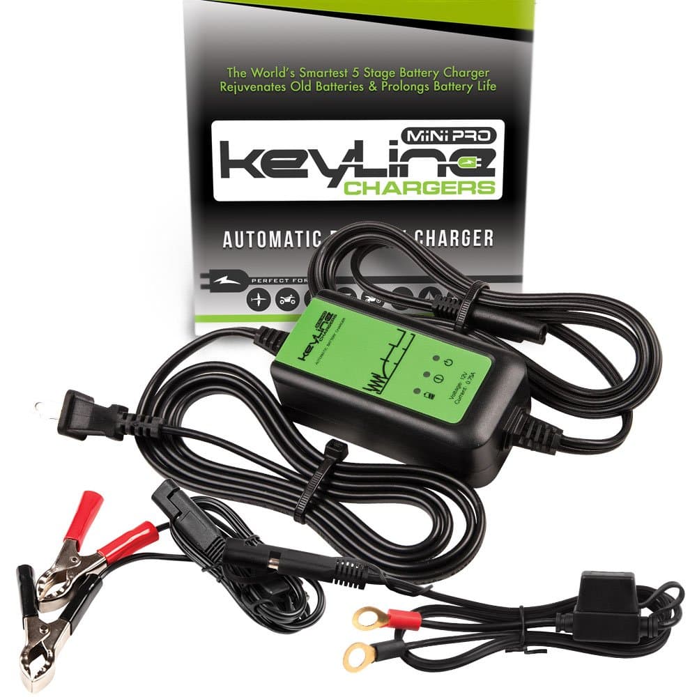 KC-75A-MP 12V 0.75 Amp Automatic Mini Pro Car Battery Charger (5 Stage Maintainer, Conditioner, Desulfator and Tender)