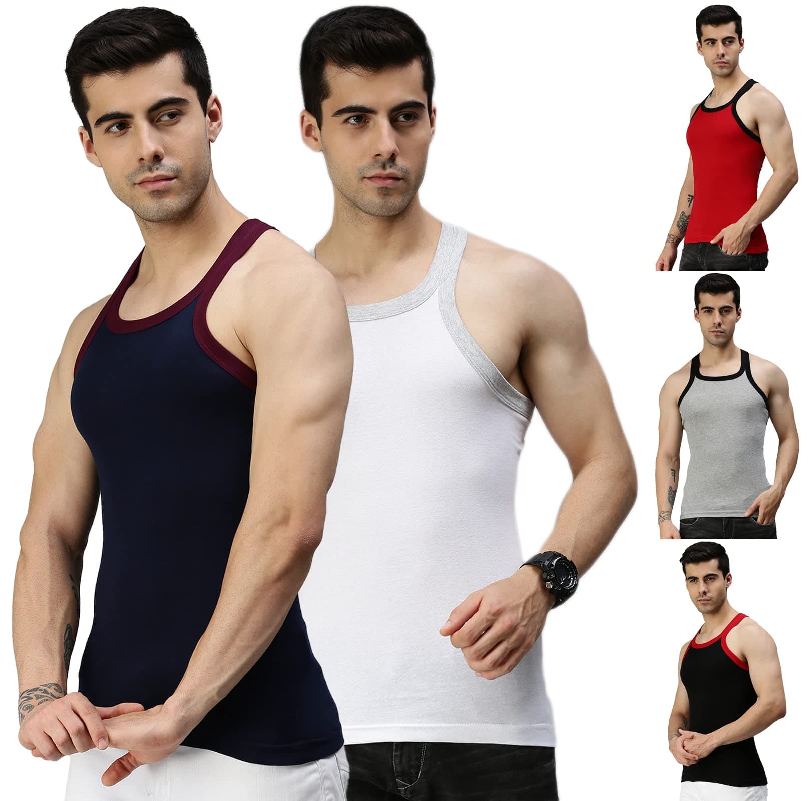 Lux Cozi Men's Cotton Regular Fit Vest