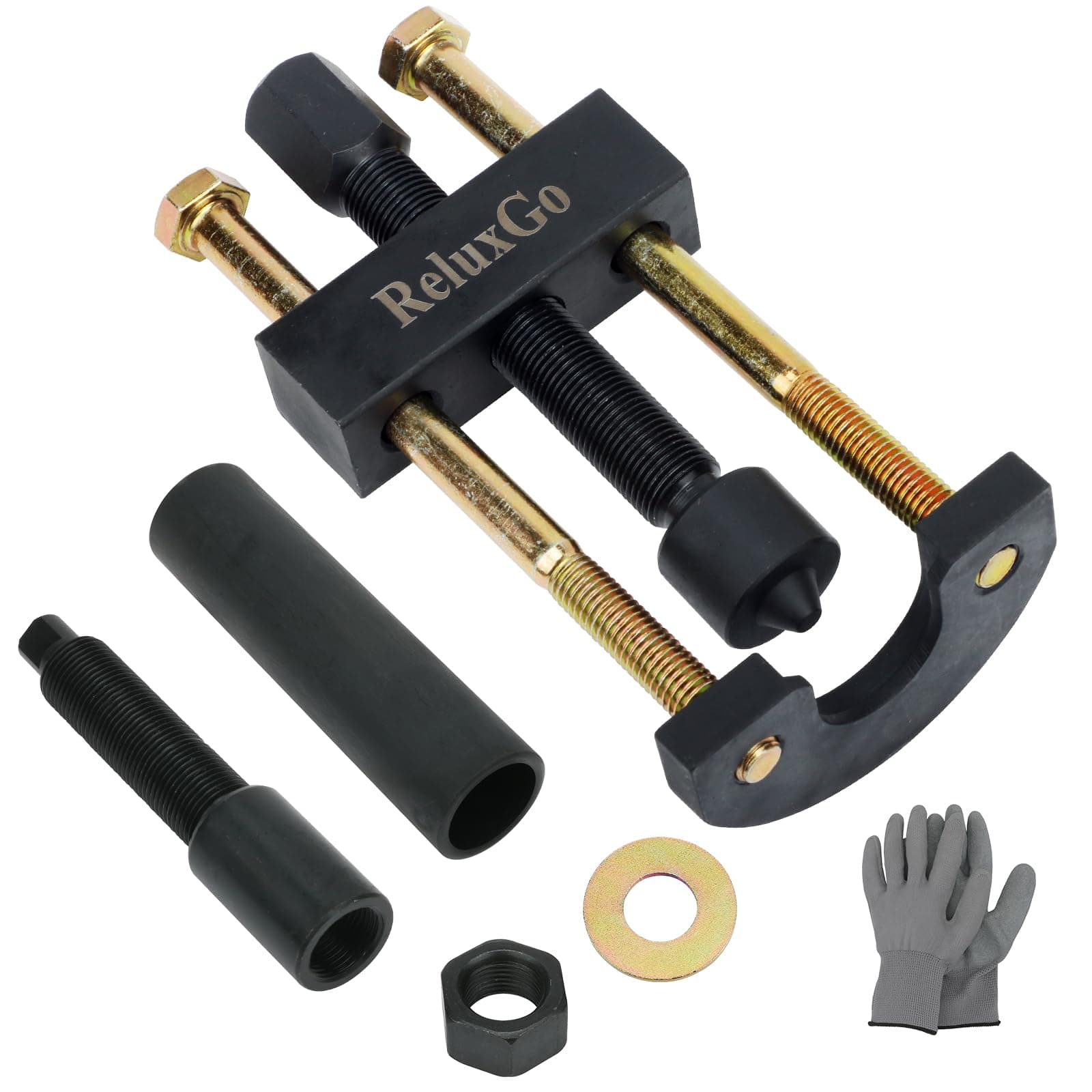 - ReluxGo Transmission Mainshaft Inner Bearing Race Tool Installer Puller for Harley Davidson Big Twin 5 and 6 Speed 1984-present # 34902-84, Harley Bearing Removal Installation Motorcycle Tool Kit