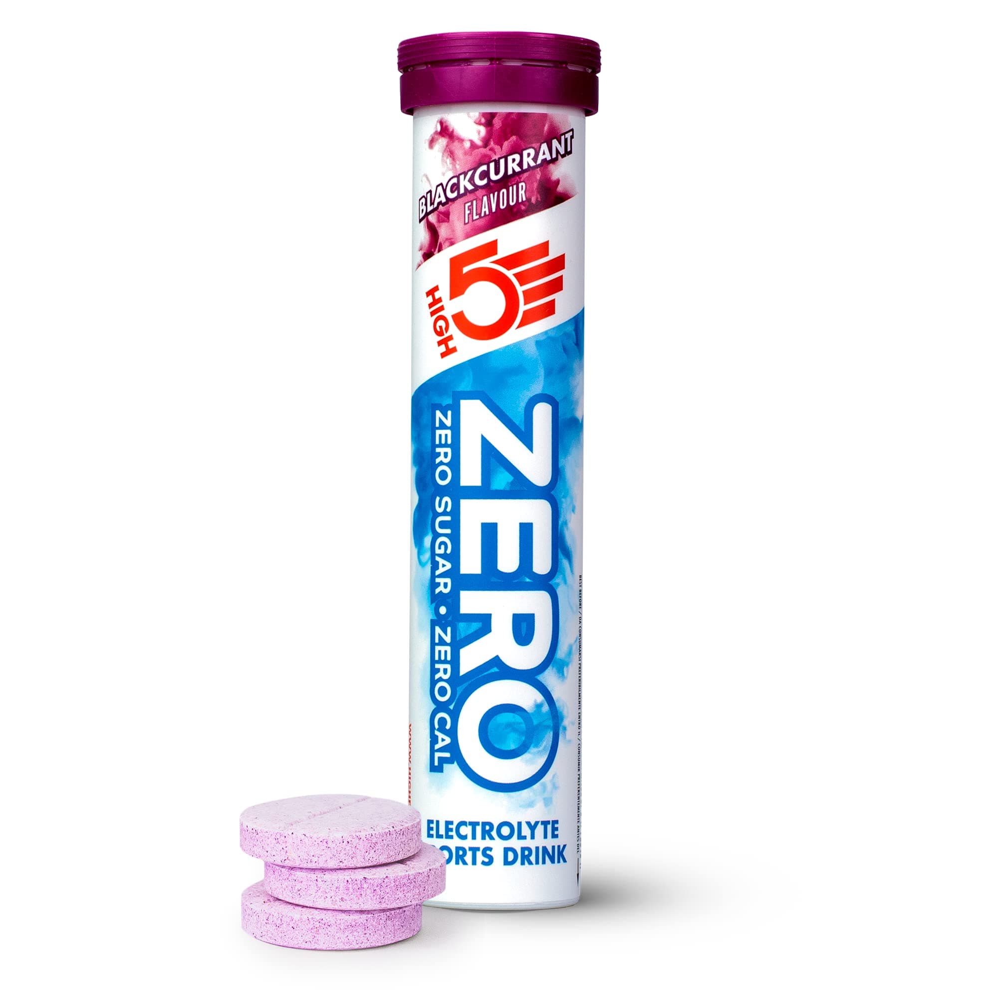 Zero Electrolyte Hydration Tablets Added Vitamin C (Blackcurrant, 20 Count (Pack of 1))