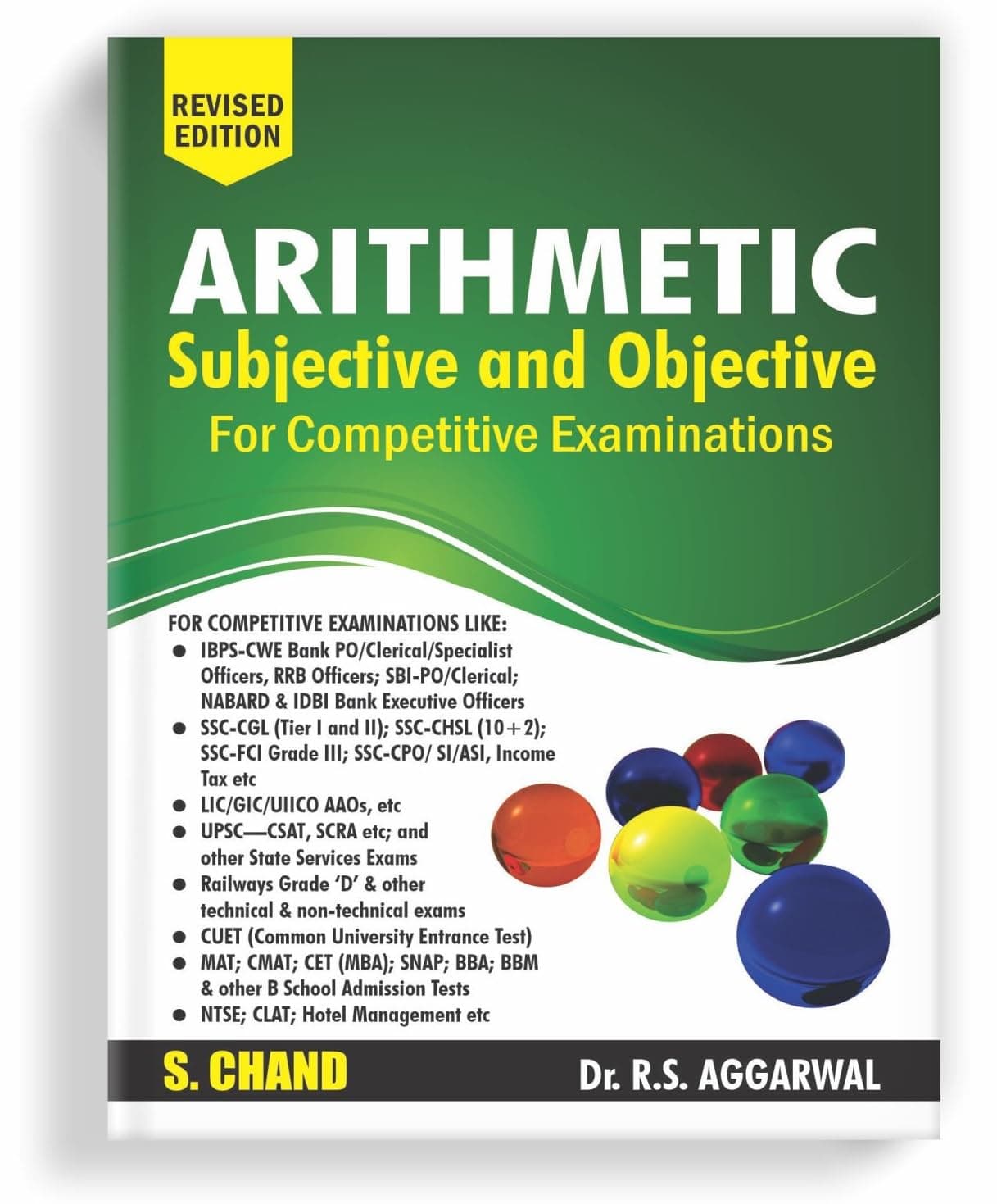 Arithmetic Subjective and Objective For All Competitive Exams 2025 | Maths Book | SSC CGL CHSL CPO MTS GD, NDA, CDS, Bank, SBI PO, Clerk, IBPS, RRB NTPC, Railway, Police SI, Constable & Other Exams