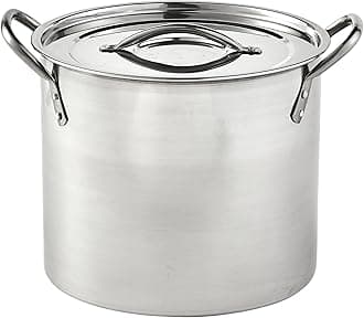 IMUSA USA 12 Quart Stainless Steel Stock Pot with Lid