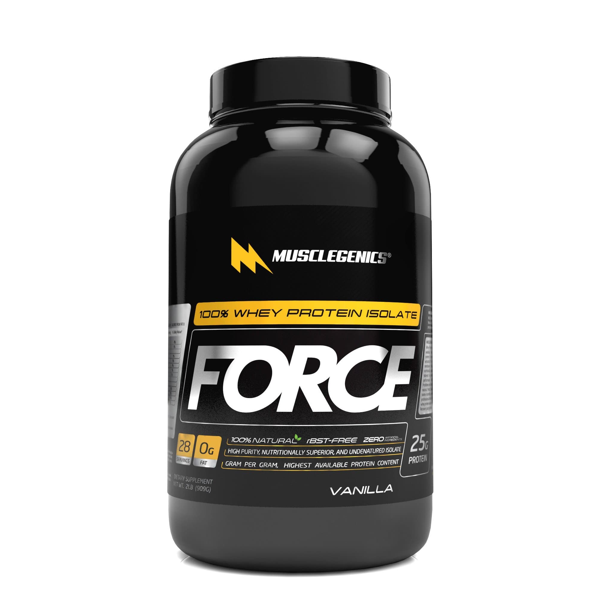 Force 100% Natural Whey Protein Isolate Vanilla 2lbs