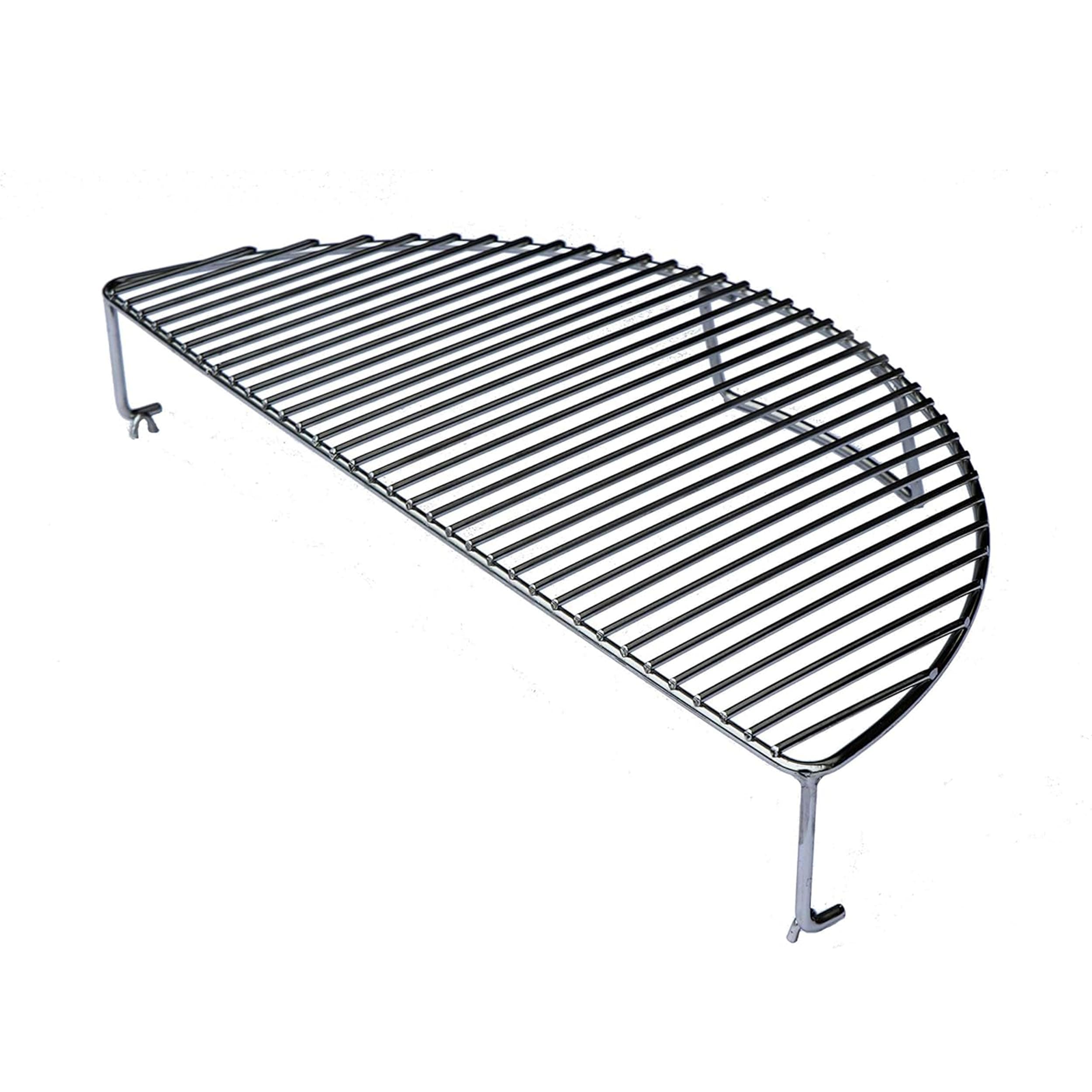 SnS Grills Slow ‘N Sear Elevated Cooking Grate - Compatible with Weber and Other Grills - Heavy Duty Stainless Steel, More Grill Space for Tailgating, Camping, and Backyard Cooking