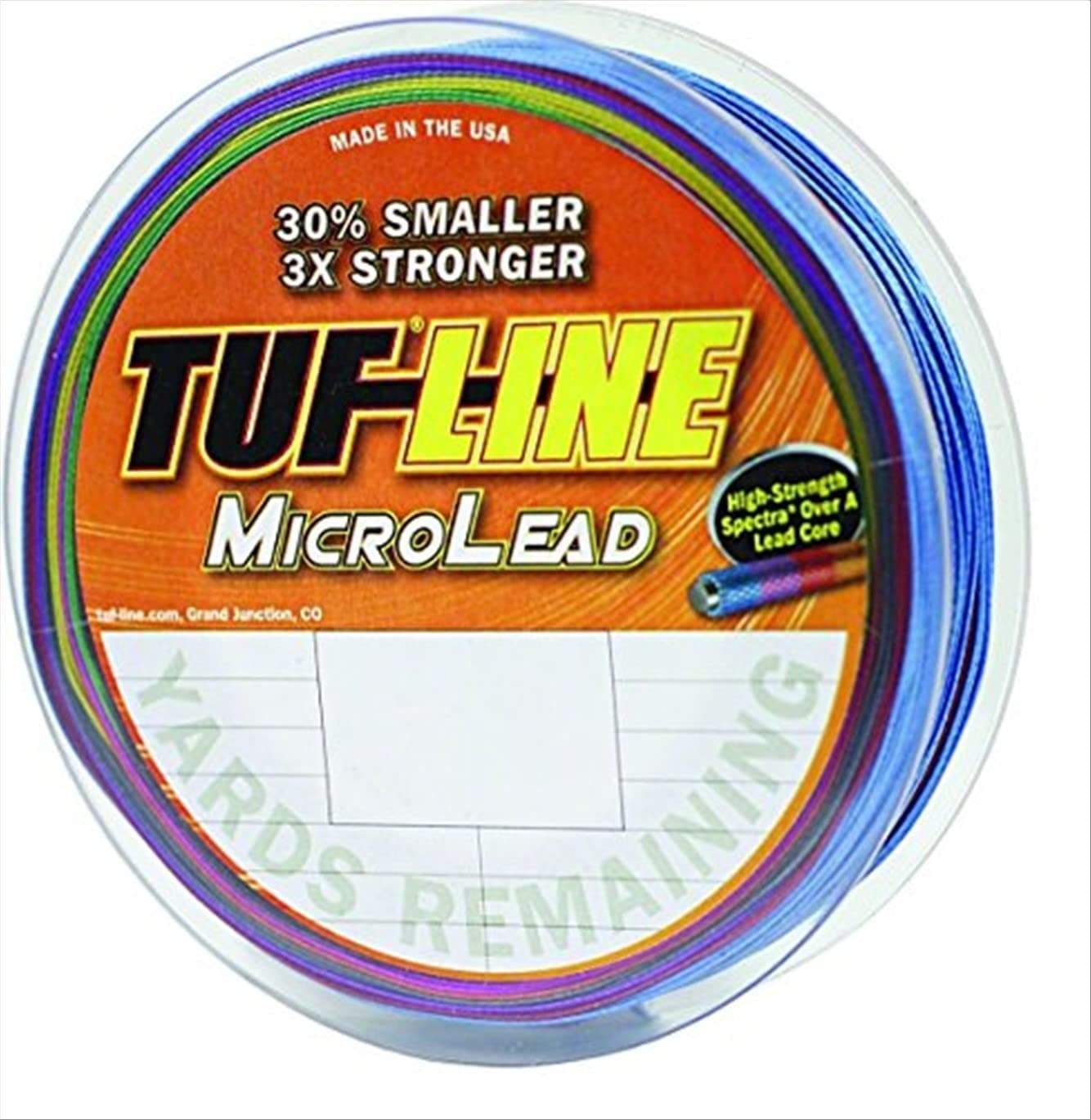 Tuf LineML18100 Micro Lead Core Spectra Braid Trolling Line, 18-Pound