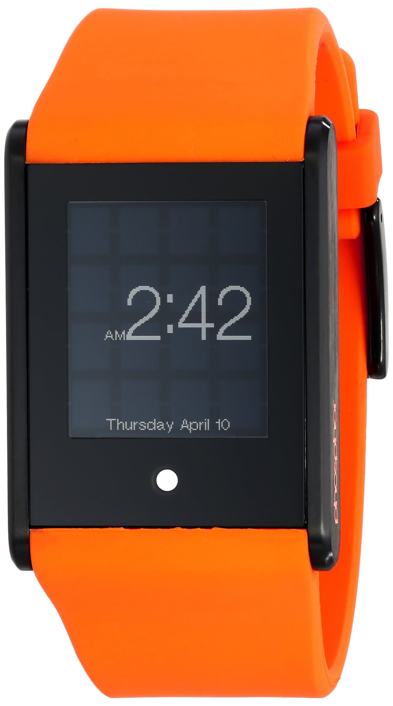 Phosphor Unisex TT01 Touch Time Digital Display Quartz Orange Watch