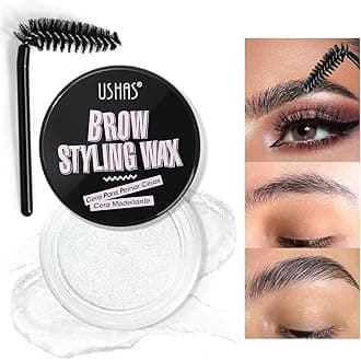 USHAS - 【Natural Shaping】Clear eyebrow gel allows you to fix and shape your eyebrows, make your makeup look more attractive, fixing product can create natural thick eyebrows
