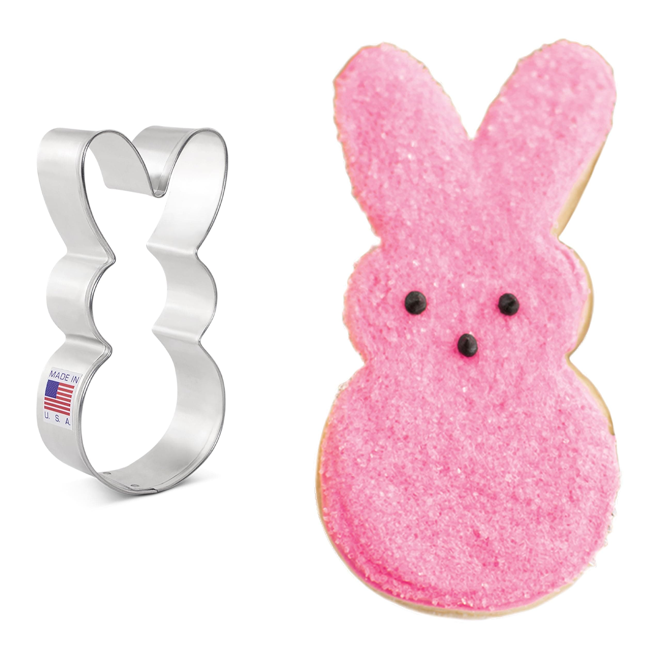 Ann Clark Cookie Cutters Easter Bunny - 4.13 Inch - - US Tin Plated Steel
