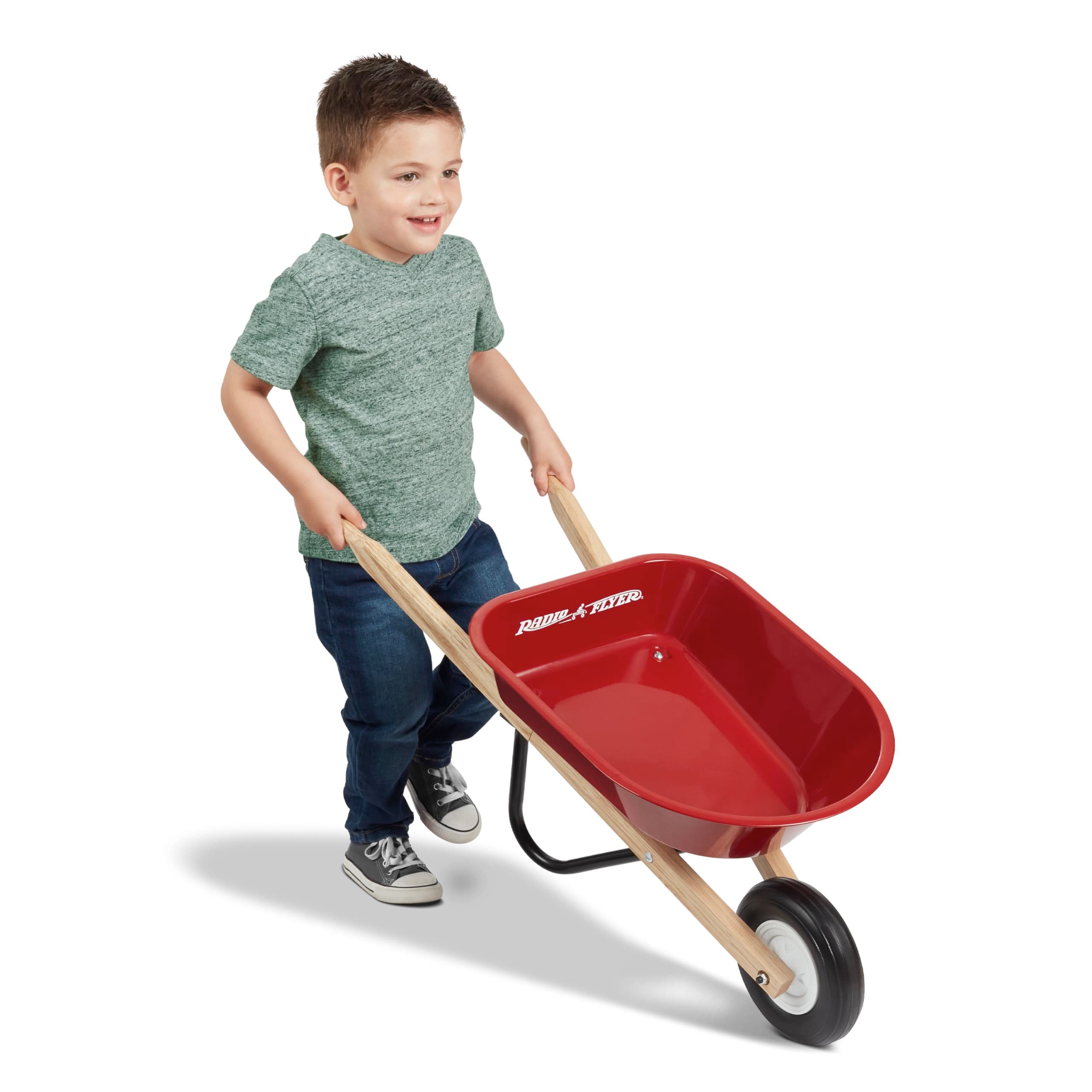 Radio Flyer Kids Wheelbarrow, Red
