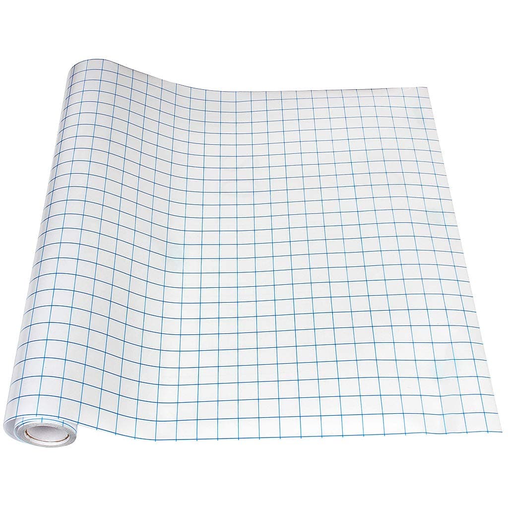 Transfer Tape for Vinyl with Blue Alignment Grid Vinyl Transfer Tape for Cups Silhouette Cameo Self Adhesive Vinyl for Decals Signs Walls Windows-12 Inch x 9.84 Feet(30cm x 300cm)