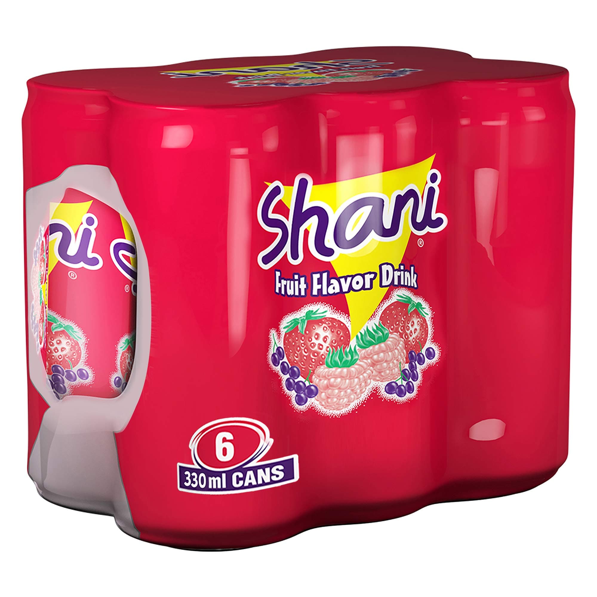 Shani Carbonated Soft Drink, Cans, 6 X 330 Ml