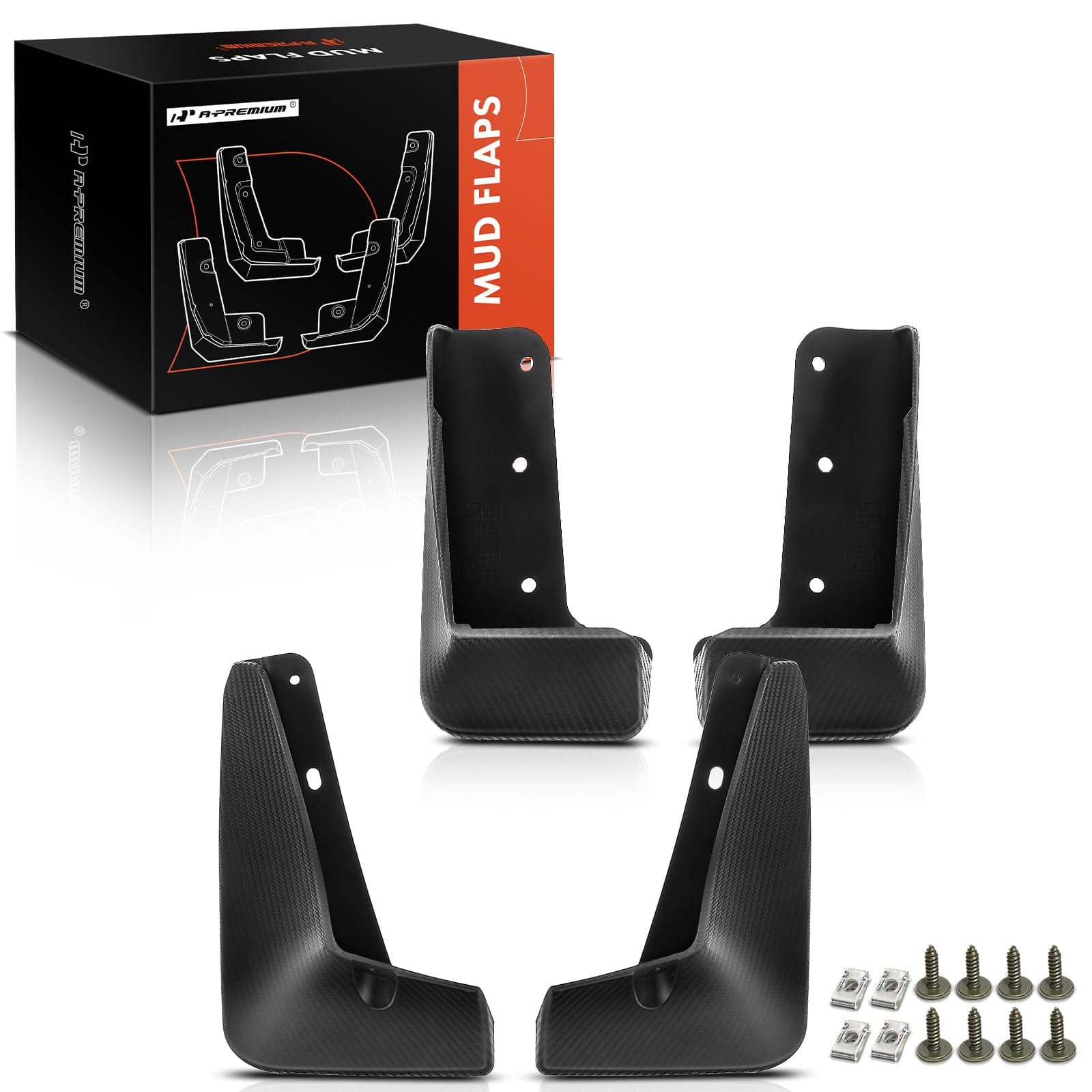 A-Premium Mud Flaps Splash Guards Compatible with BMW i3 2014-2020 Front and Rear 4-PC Set