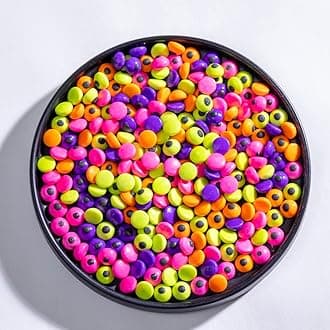 Halloween Candy Edible Eyeballs Eyes Sprinkle Cake Cupcake Toppers Dessert Cookie Decorations Eyeball Sprinkles,Cake Sprinkles,Cookie Sprinkles,Sugar Pearl 130g 4.6OZ (Eyeball Rainbow)
