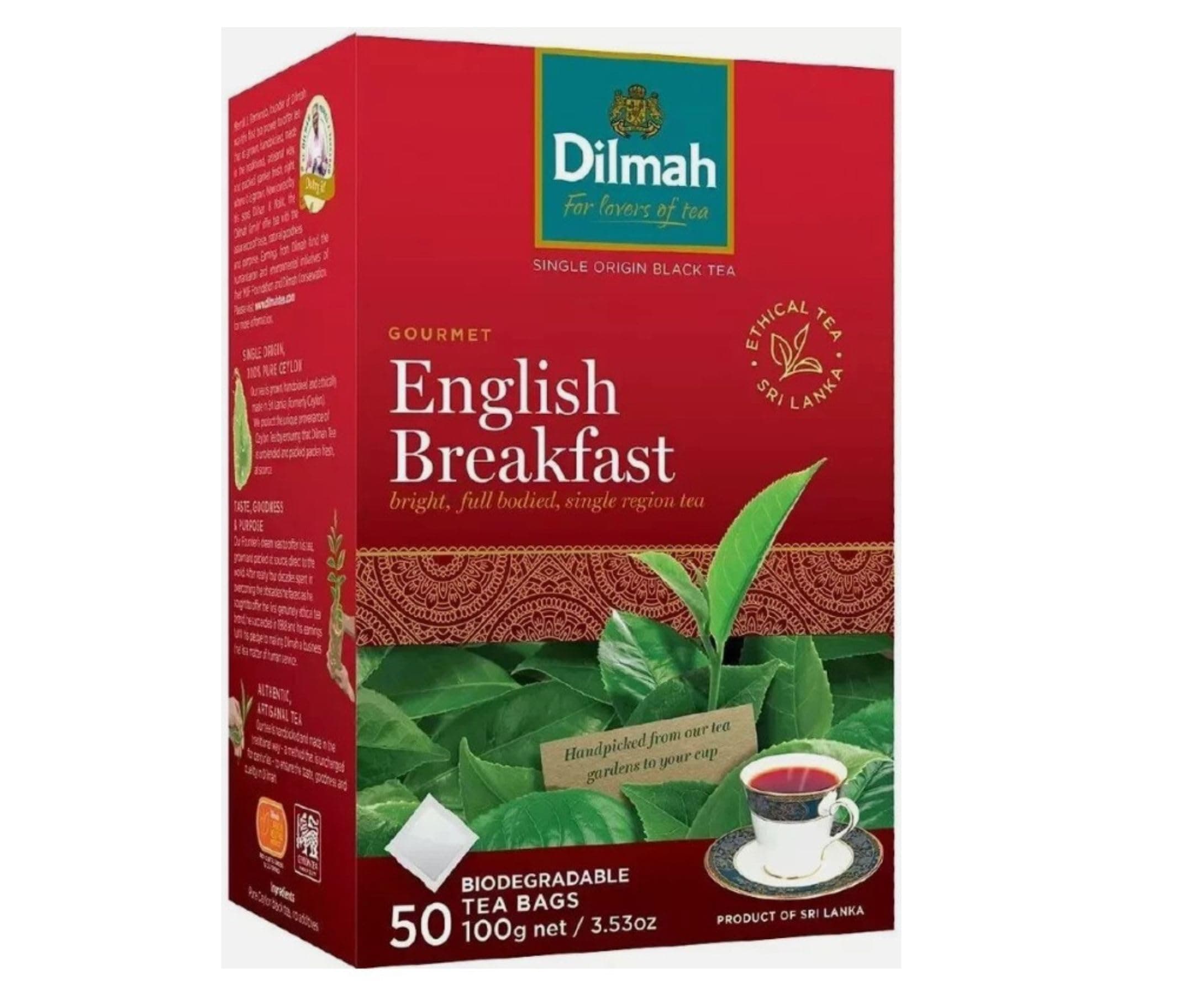 Dilmah English Breakfast Tagless Teabags x 50