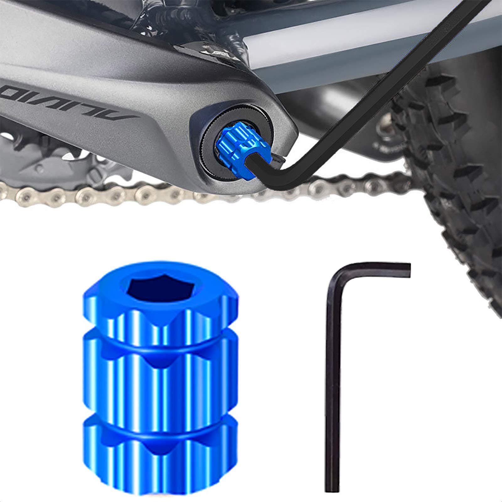 VANICE Crank Adjusting Cap Tool for Hollowtech II, Road MTB Bike Bicycle Crank arm Bolt Tool for Shimano Hollowtech II