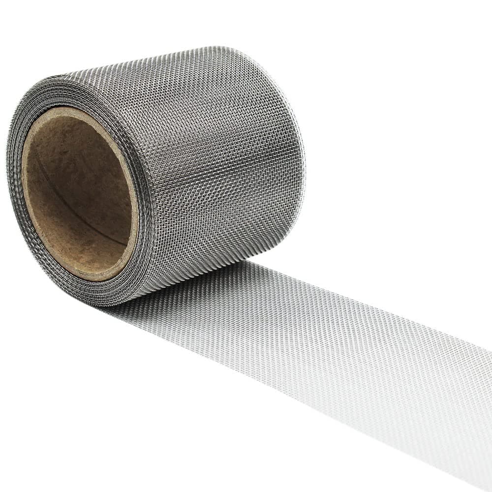 BugMesh Stainless Steel 1mm Insect Soffit Vent Mesh Blocks Flys, Wasps & Bees Easy to Cut & Use (10m x 200mm BugMesh Roll)
