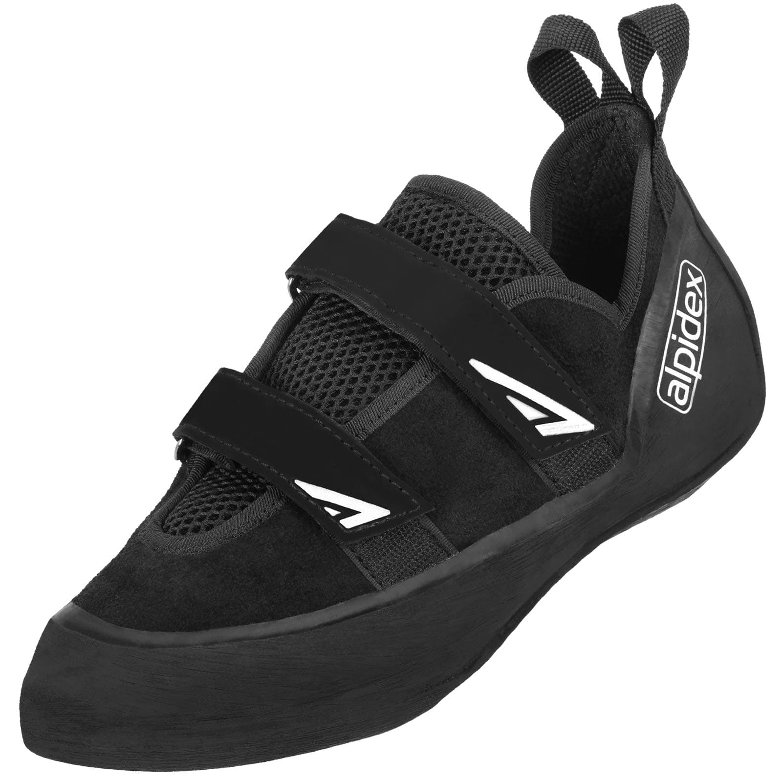 ALPIDEX Climbing Shoe - with Hook-and-Loop Fastener, Symmetrical, Without preload - Size: 8.5 UK (42 EU)