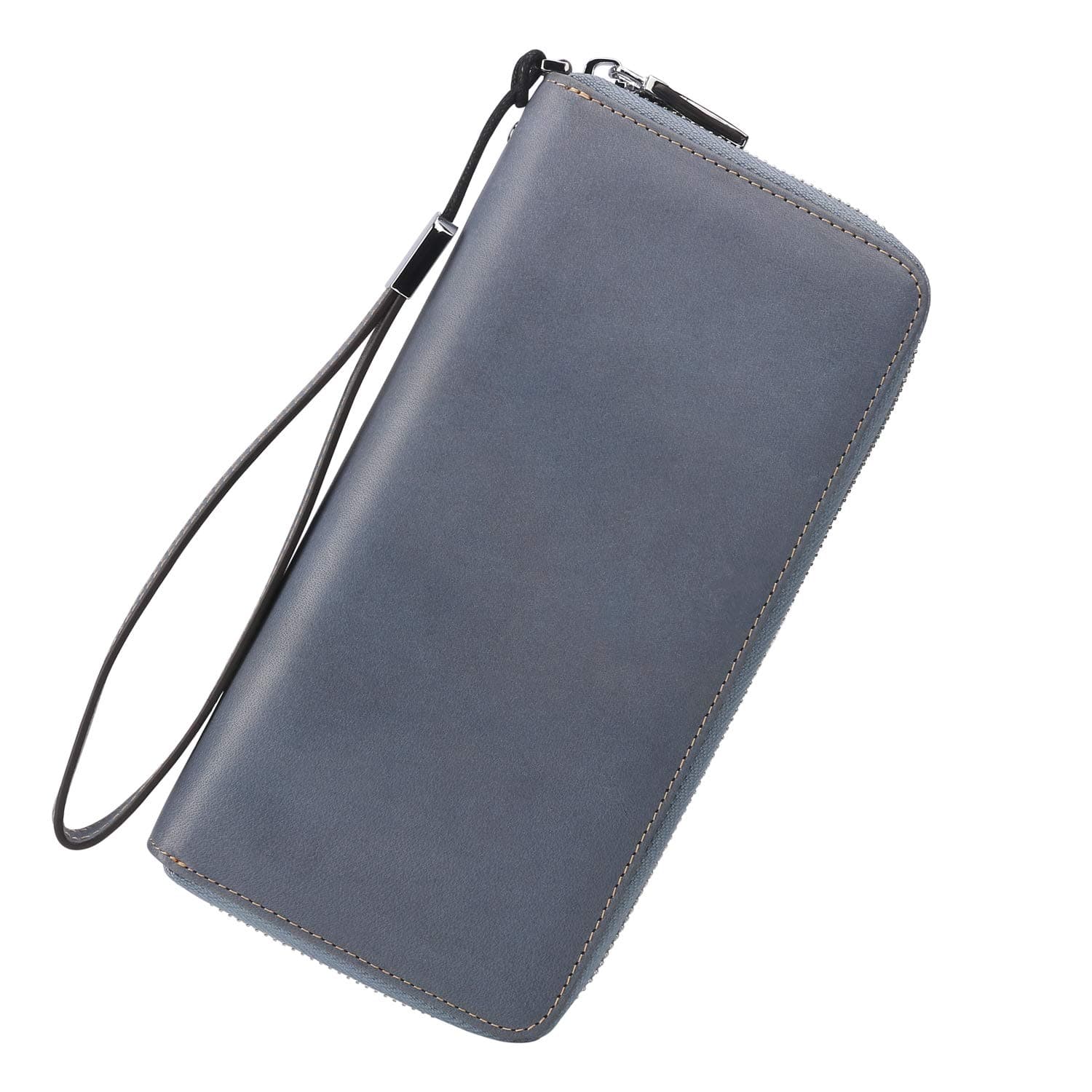 Small Compact Women Wallet RFID Blocking Genuine Leather Bifold Purse with ID Windows