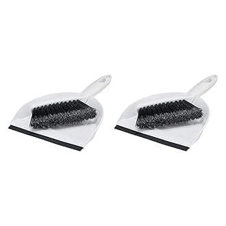 AmazonCommercial Mini Brush and Dustpan Set - 2-Pack