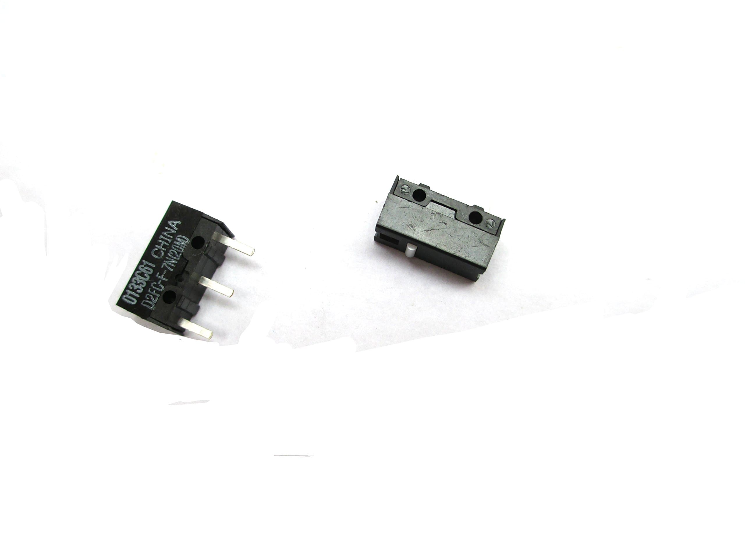 2X Replacements For OMRON Micro Switch Microswitch D2FC-F-7N for Mouse by COOLTOOL