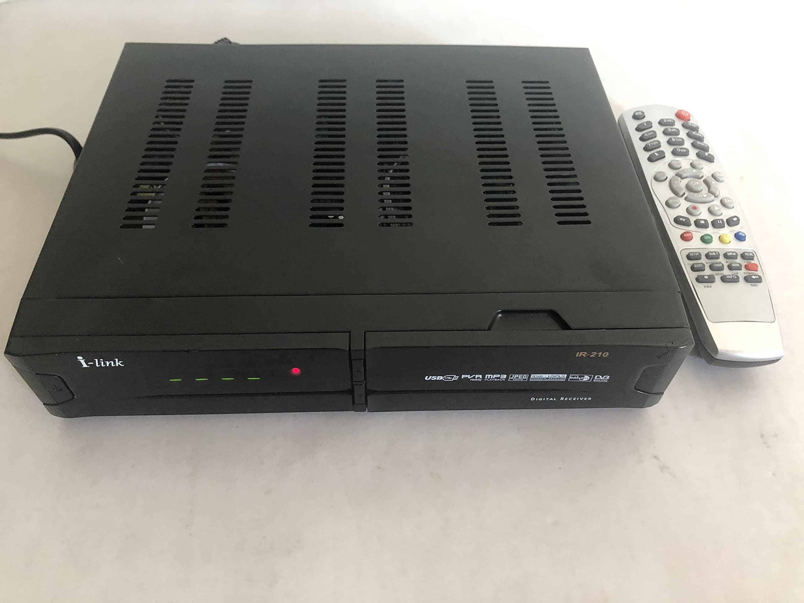I-Link IR-210 PVR Ready via USB digital Satellite Receiver w DV Out