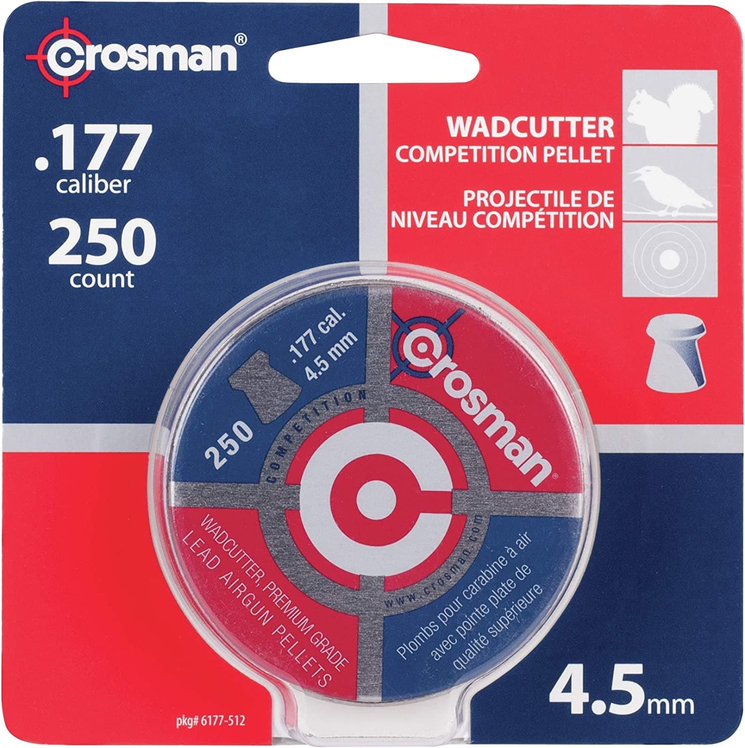 Crosman 6177 0.177 Caliber Copperhead Pellets