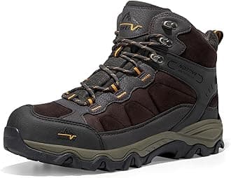 Men's Waterproof Hiking Boots Outdoor Mid Trekking Backpacking Mountaineering Shoes JS19004M