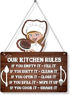 PAPER PLANE DESIGN Door Hanging Funny Quirky (Kitchen Rules)