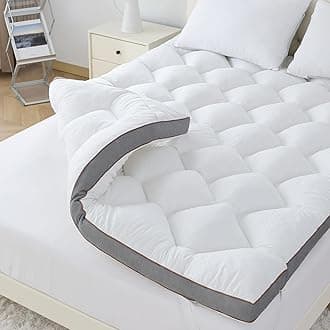 WhatsBedding 3 Inch Memory Foam Mattress Topper Full, Extra Soft Pillow Top Mattress Topper with Breathable Air Mesh Sides, 1700GSM Fluffy Shredded Memory Foam Filled & Thicked Down Alternative-Lined