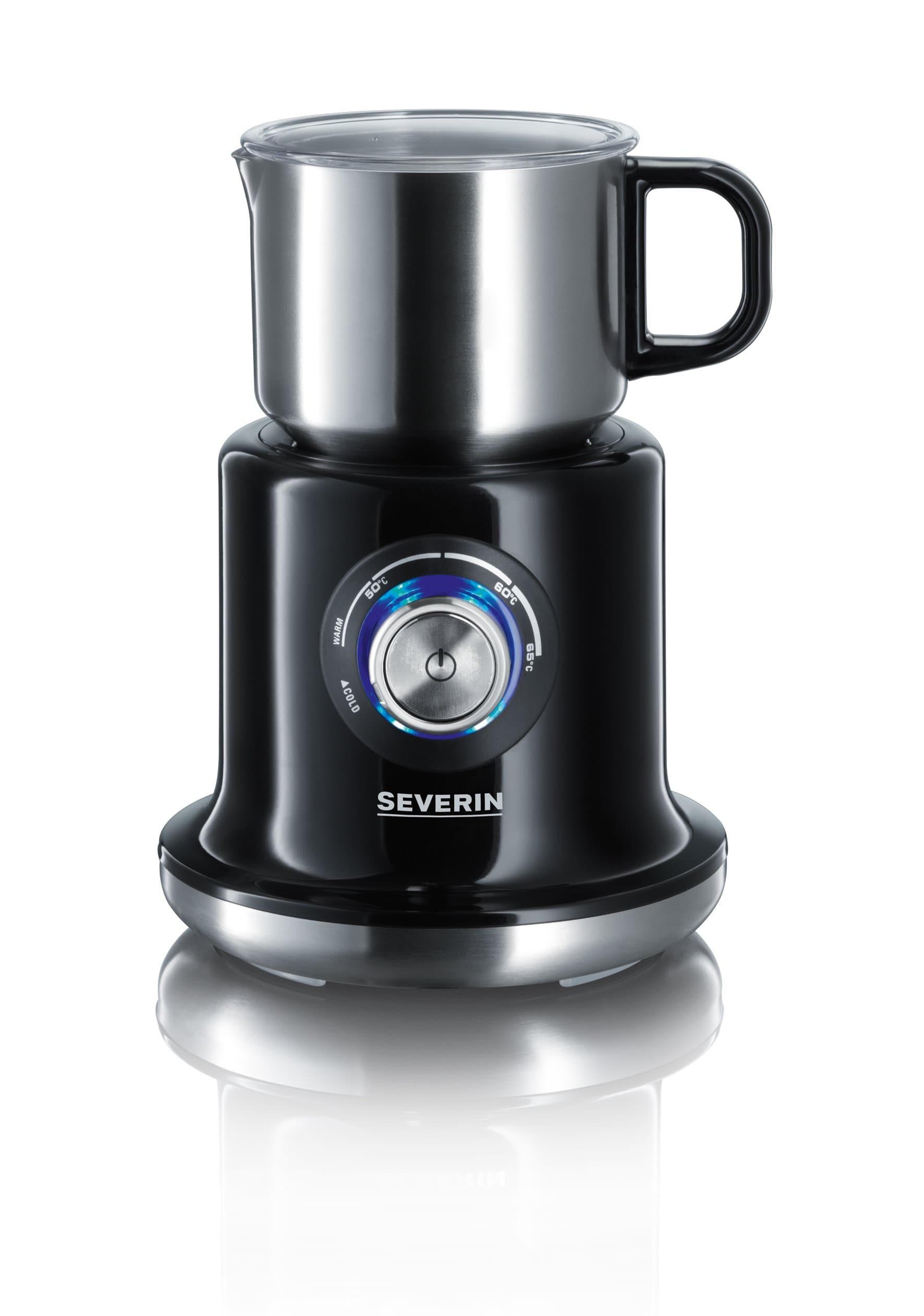 Severin SM 9688 Induction Milk Frother with Variable Temperature Control, 500 W, 700 ml, Black