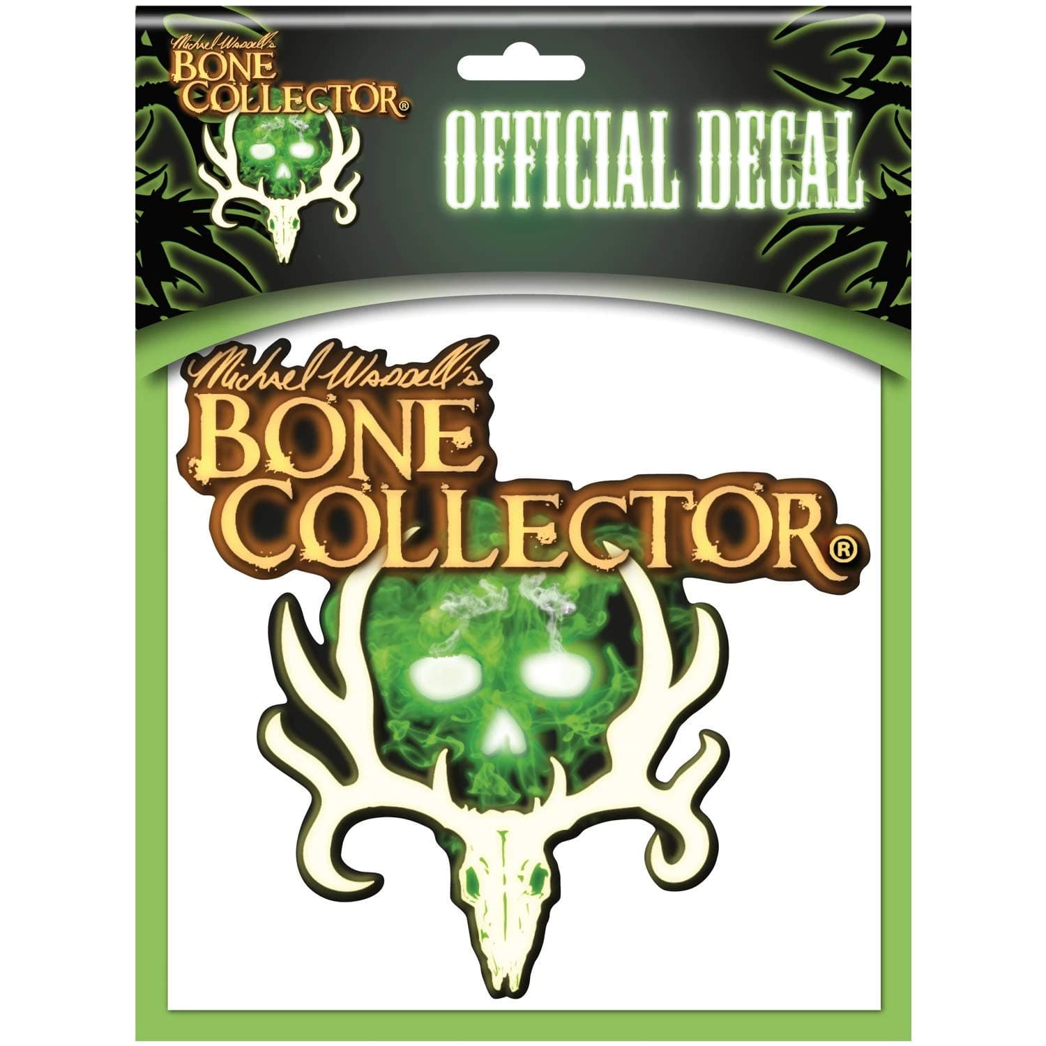Bone Collector Decal | Original Logo | 6 ", Green, 6"