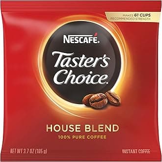 Instant Coffee, Taster's Choice Light Roast, Foodservice Coffee, 3.7 oz Pouch
