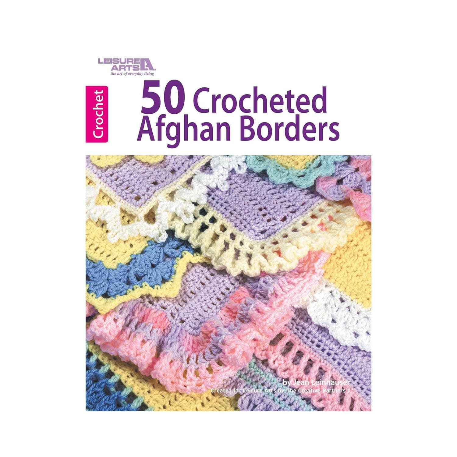 LEISURE ARTS50 Crocheted Afghan Borders