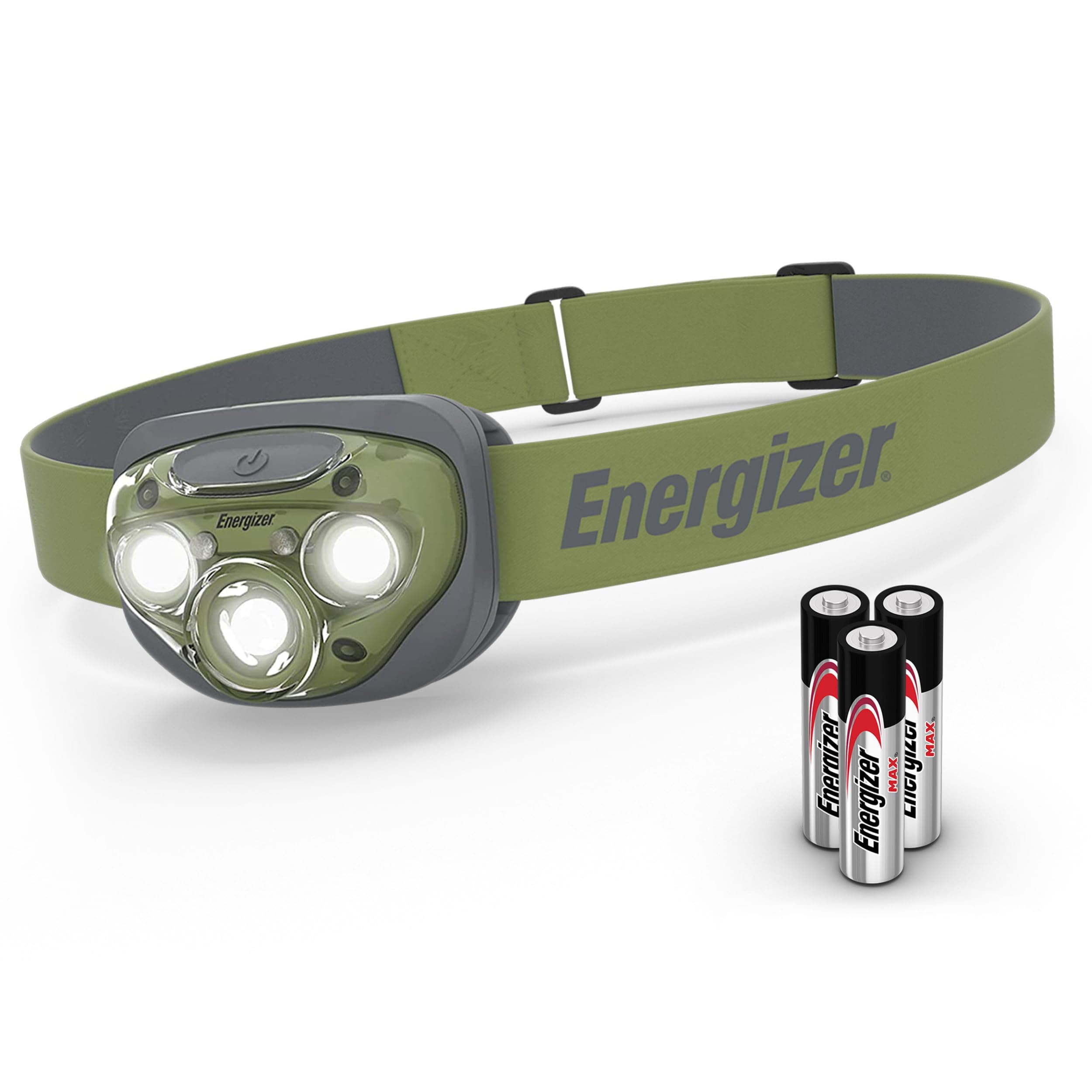 ENERGIZER LED Headlamp Flashlight, High-Performance Head Light For Outdoors, Camping, Running, Storm, Survival, Batteries Included