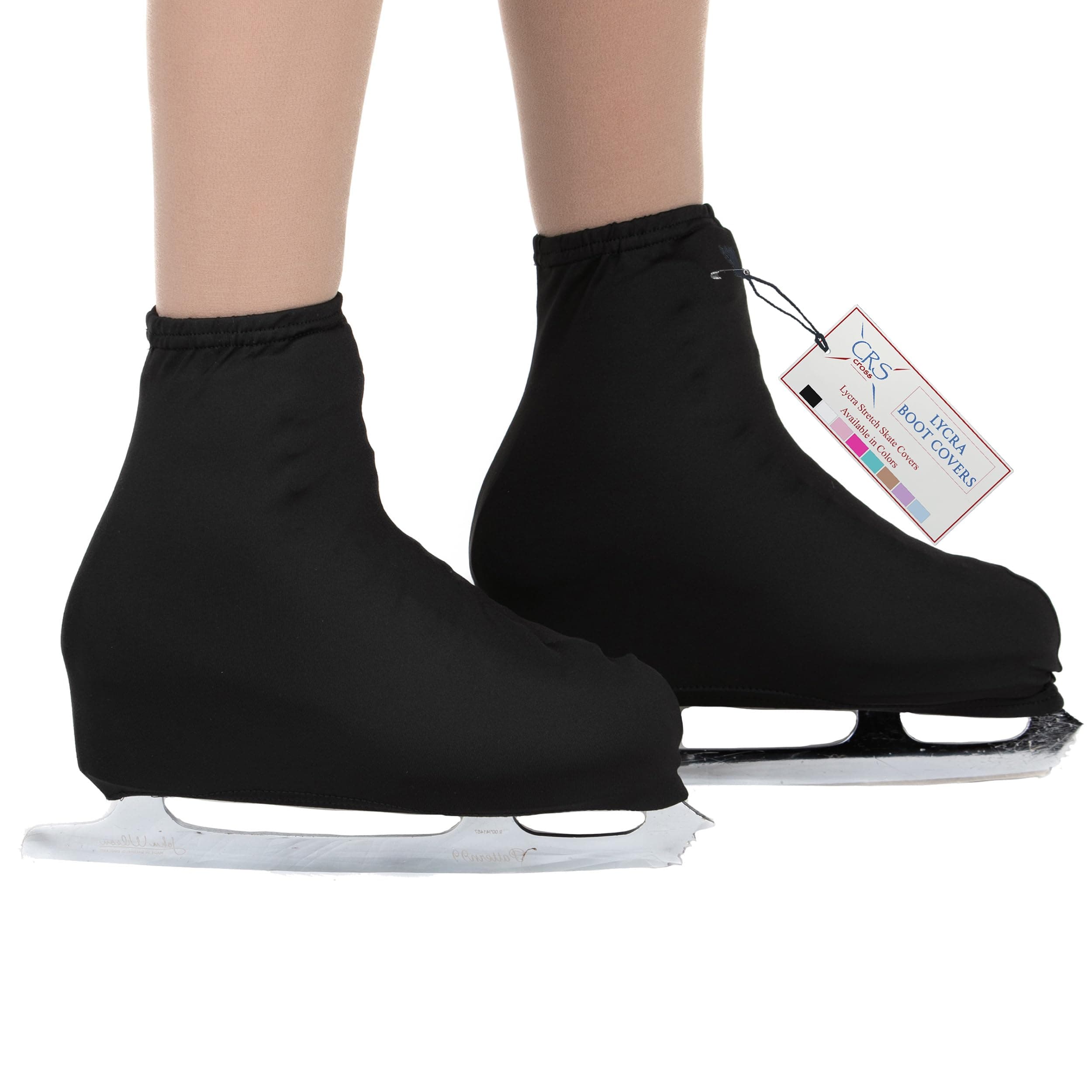 CRS Cross Skating Boot Covers Lycra Ice Skate Covers. Performance Ready Protection for Figure Skates, Ice Skating, Roller Skates.