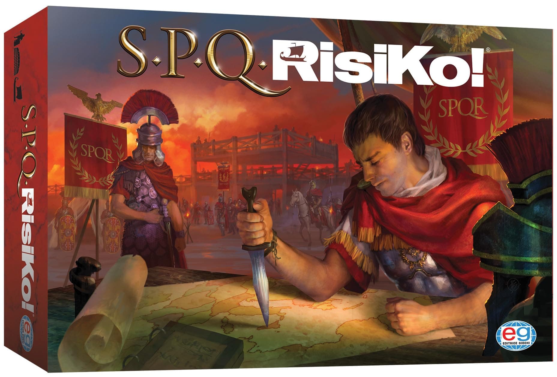 SPQRisiKo table. The most played strategy game in Italy, set in the ancient Roman Empire, from 8 years old, SPQR, Multicoloured, 6053992