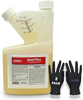 Zone Plus Insect & Pest Control, Broad Spectrum, for Indoor & Outdoor, Effective Against 100 Pests, Eco-Friendly, 3-Pack of Disposable is Included with Purchase, 16 Ounce