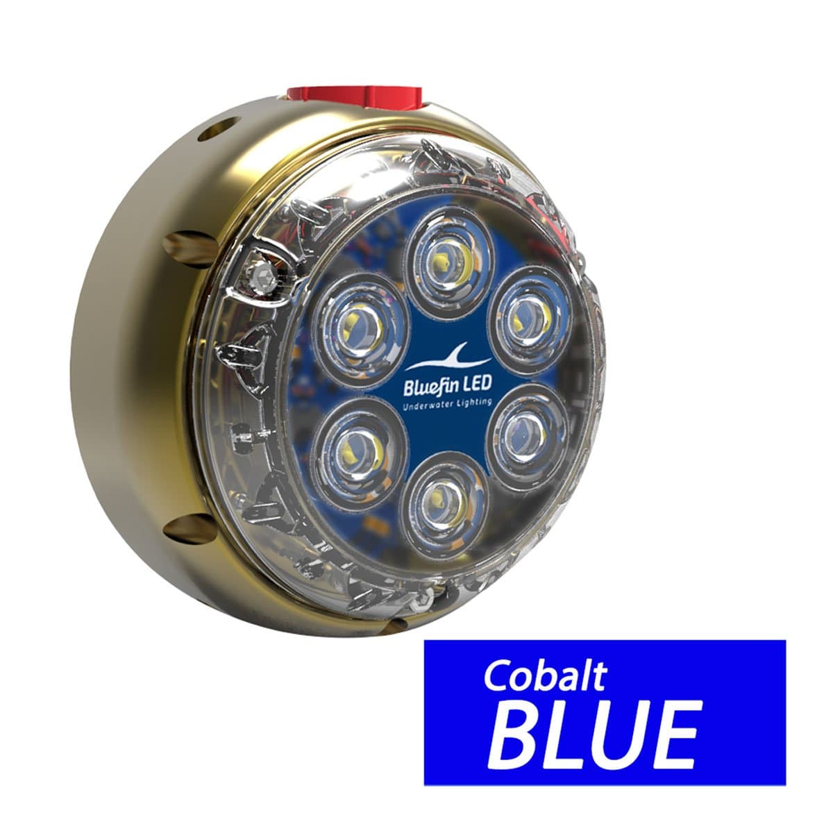 Bluefin LED DL12 Underwater Dock Light - Surface Mount - 24V - Cobalt Blue