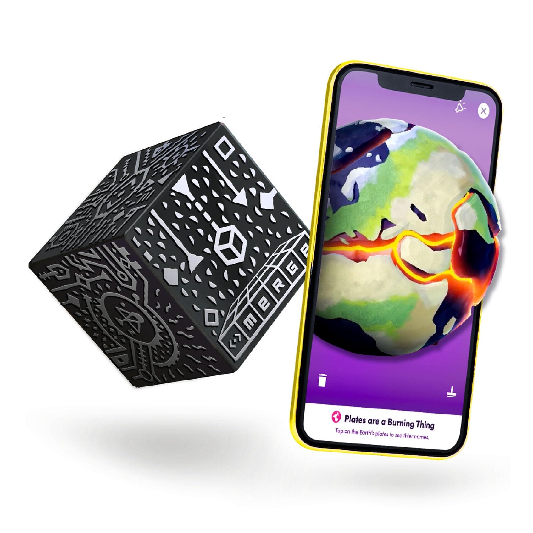MERGE Cube - Fun & Educational Augmented Reality STEM Product, Learn Science, Math, and More (1 Pack)