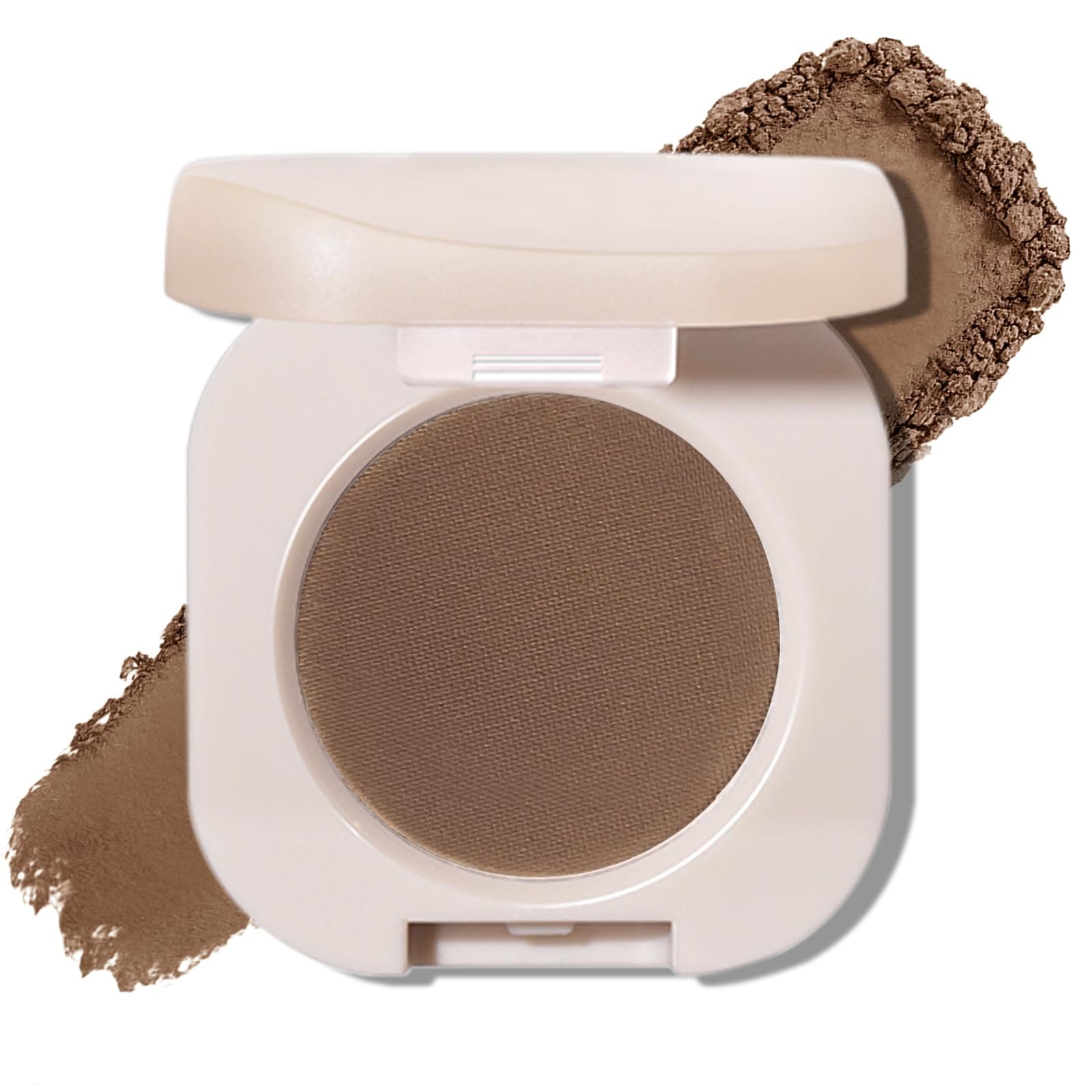 Single Matte Eyeshadow, Cool Brown Coffee, Ultra-fine Lightweight, High Pigment, Long Lasting, Multiuse Blendable Eyeshadow and Brow Makeup for Older Women, Korean Eyes Makeup, Mocha